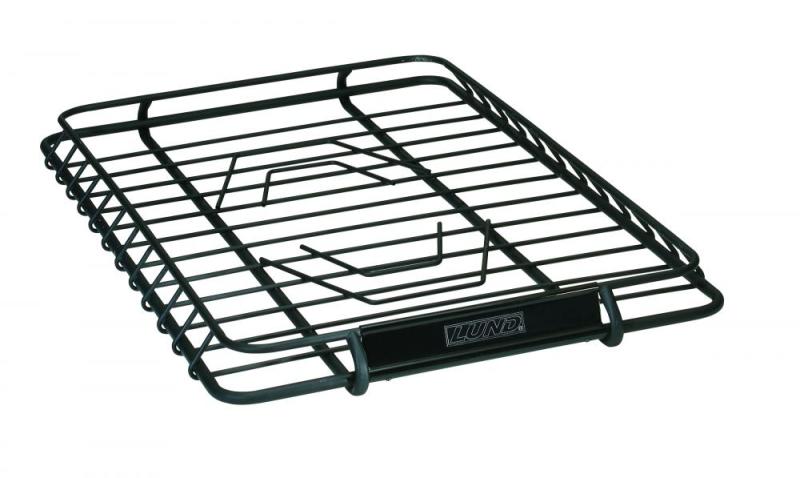 Lund Universal 39in X 45.125in Roof Rack Cargo Basket - Black-thumbmail-4