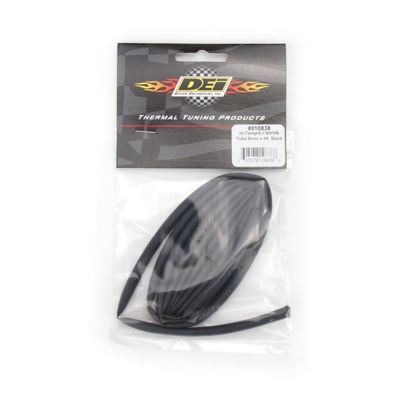 DEI Hi-Temp Shrink Tube 6mm x 4ft - Black-thumbmail-4