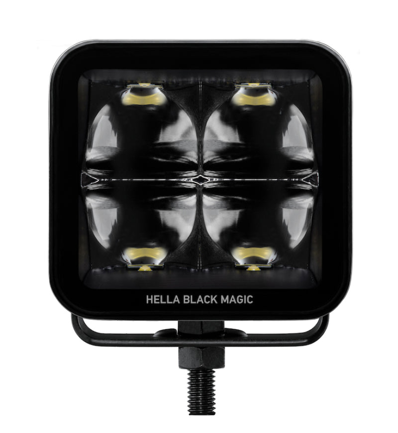 Hella Universal Black Magic 3.2in L.E.D. Cube Kit - Flood Beam (Long Range)-thumbmail-4
