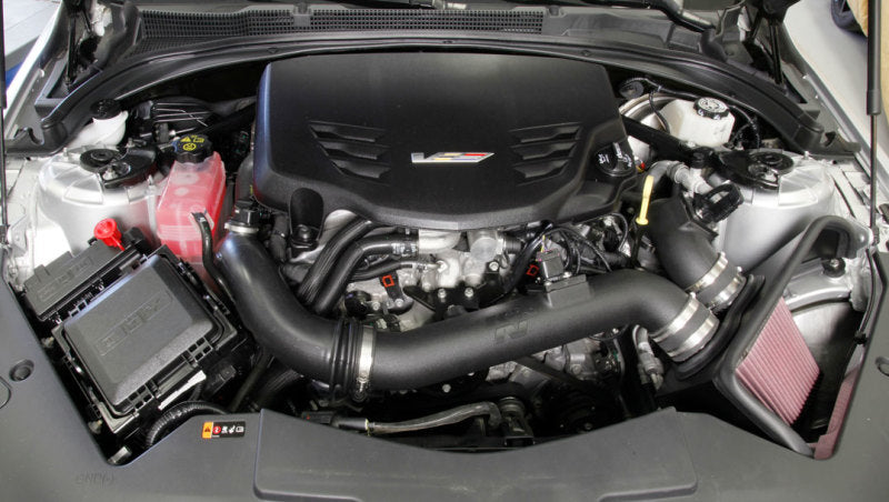 K&N 16-17 Cadillac ATS-V 3.6L V6 Twin Turbo Performance Intake Kit-thumbmail-3