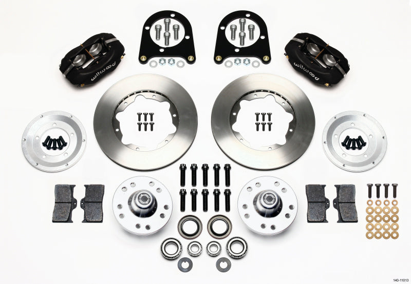 Wilwood Forged Dynalite Front Kit 11.00in 37-48 Ford Psgr. Car Spindle-thumbmail-1