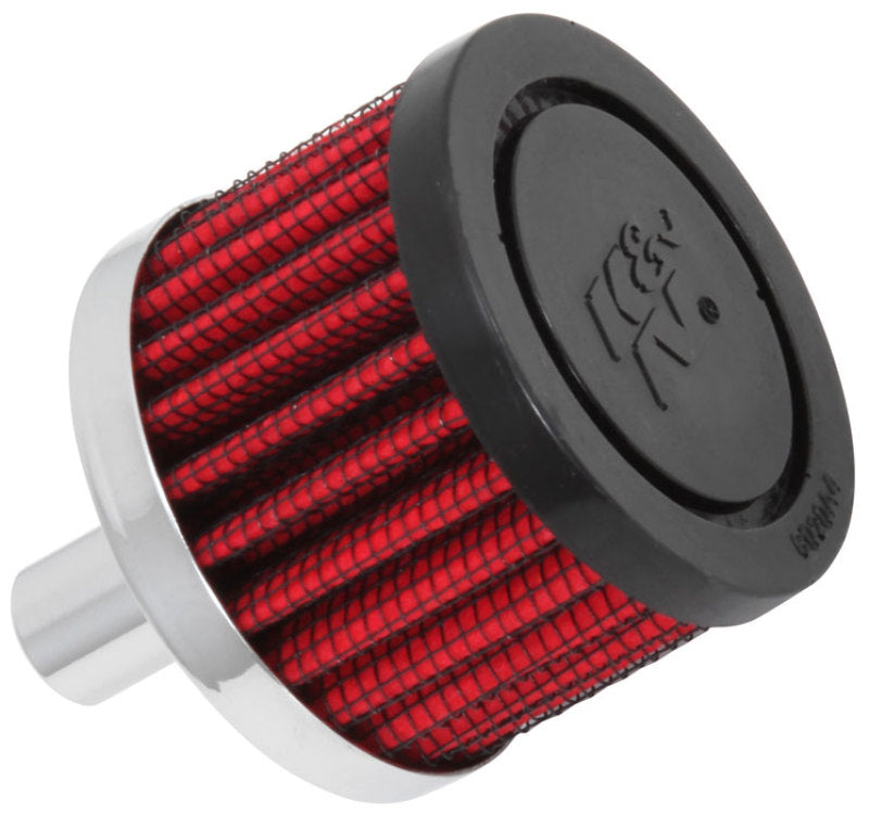 K&N Steel Base Crankcase Vent Filter .5in Vent OD x 2in OD x 1.5in Height-thumbmail-4