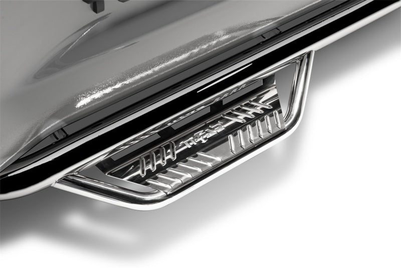 N-Fab Podium SS 15-18 GMC/Chevy Canyon/Colorado Crew Cab SRW - Polished Stainless - Cab Length - 3in-thumbmail-8