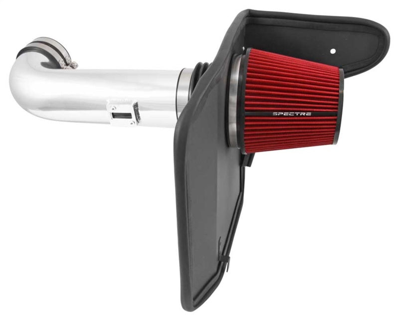 Spectre 10-12 Chevy Camaro V8-6.2L F/I Air Intake Kit - Clear Anodized w/Red Filter-thumbmail-2