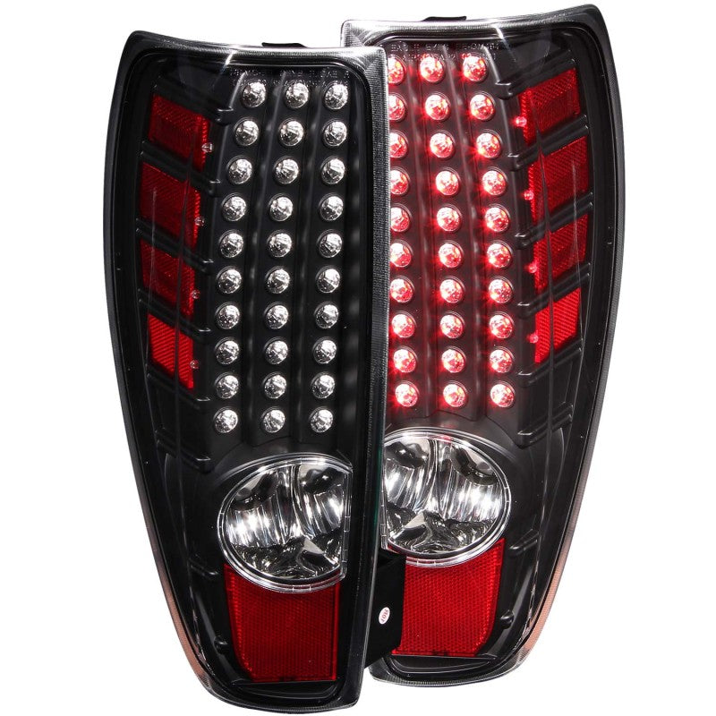 ANZO 2004-2012 Chevrolet Colorado LED Taillights Black-thumbmail-2