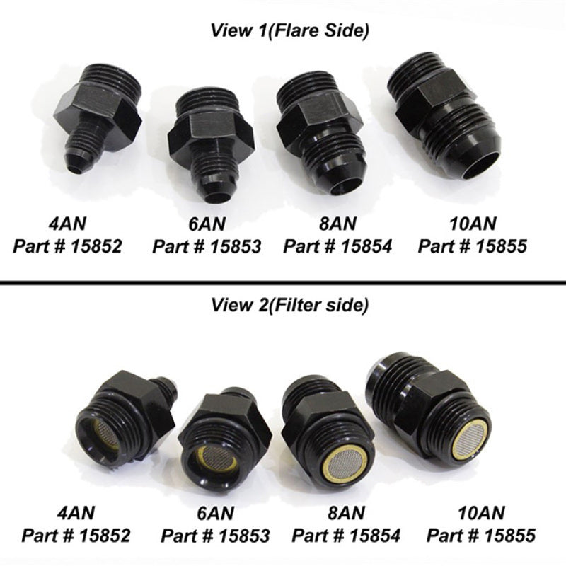 Nitrous Express 4AN to 8AN Orb Filter Fitting for Lightning 375-thumbmail-2