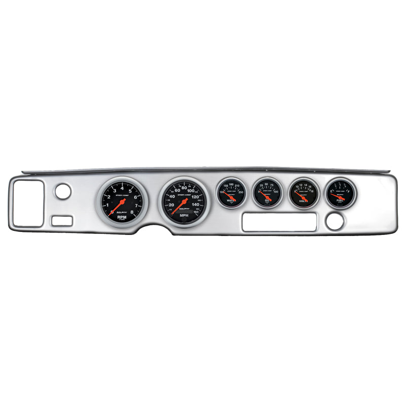 Autometer Sport-Comp 70-81 Firebird Dash Kit 6pc Tach / MPH / Fuel / Oil / WTMP / Volt-thumbmail-1