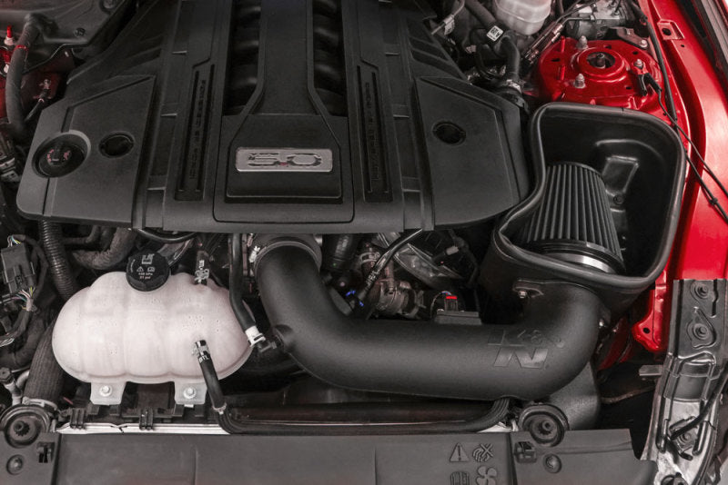 K&N 18-23 Ford Mustang GT 5.0L V8 F/I Dryflow Performance Air Intake System-thumbmail-2