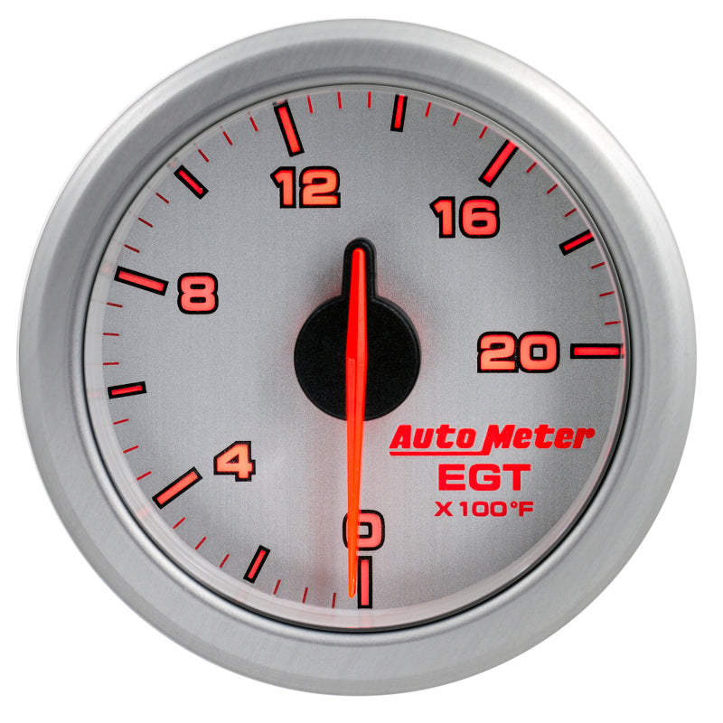 Autometer Airdrive 2-1/16in EGT Gauge 0-2000 Degrees F - Silver-thumbmail-4