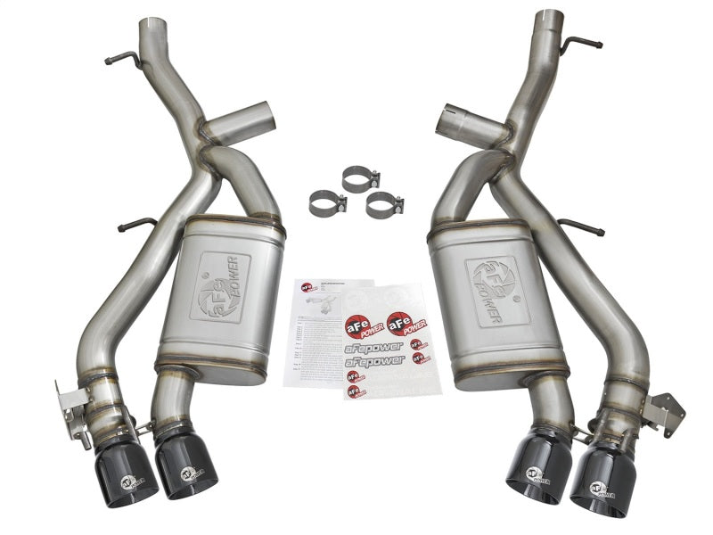 aFe MACHForce XP 3in 304 SS Axle-Back Exhaust Dual Exhaust (NPP) w/ Black Tips 16-17 Camaro SS V8-thumbmail-8