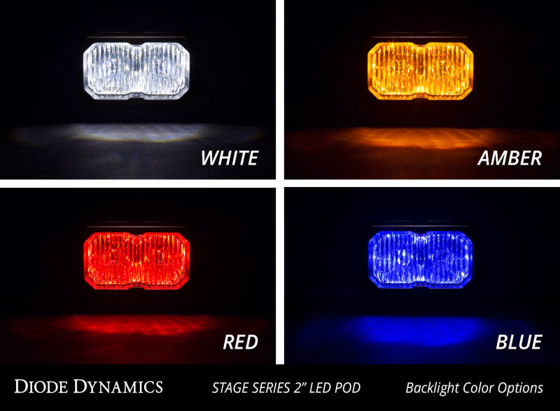 Diode Dynamics Stage Series 2in LED Pod Sport - White Combo Flush ABL (Single)-thumbmail-5