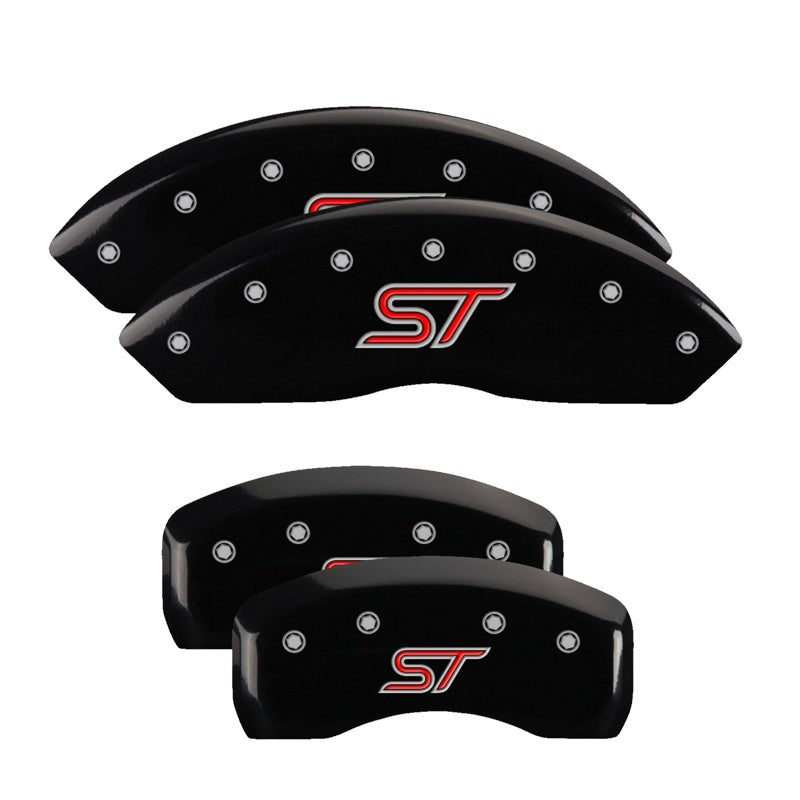 MGP 4 Caliper Covers Engraved Front & Rear ST Black finish silver ch-thumbmail-2