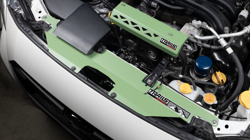 GrimmSpeed 2018+ Subaru Crosstrek TRAILS Radiator Shroud - Green-thumbmail-4