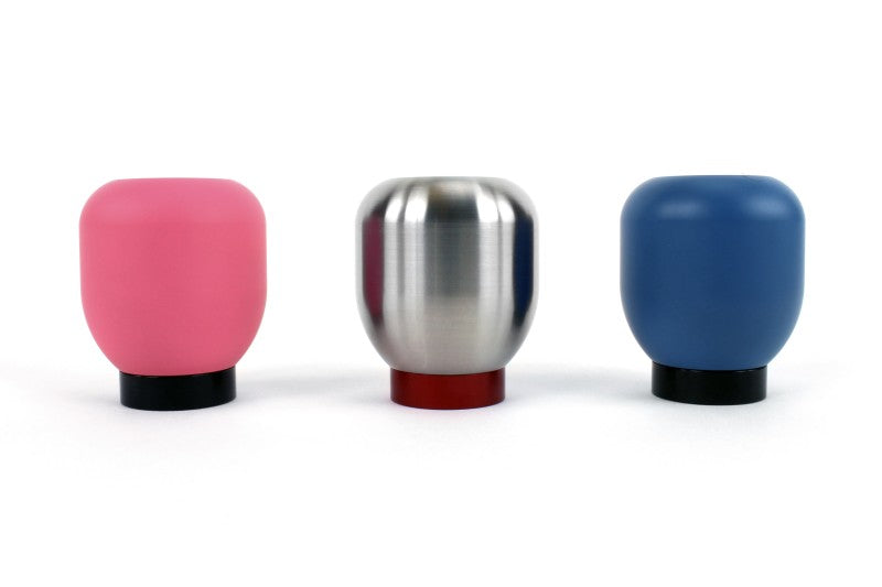 Perrin 17-18 Honda Civic Brushed Stainless Steel Large Shift Knob - 6 Speed-thumbmail-4