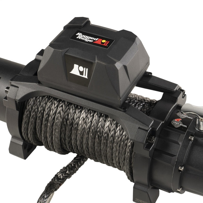 Rugged Ridge Trekker S12.5 Winch 12500lb Rope Wireless-thumbmail-4