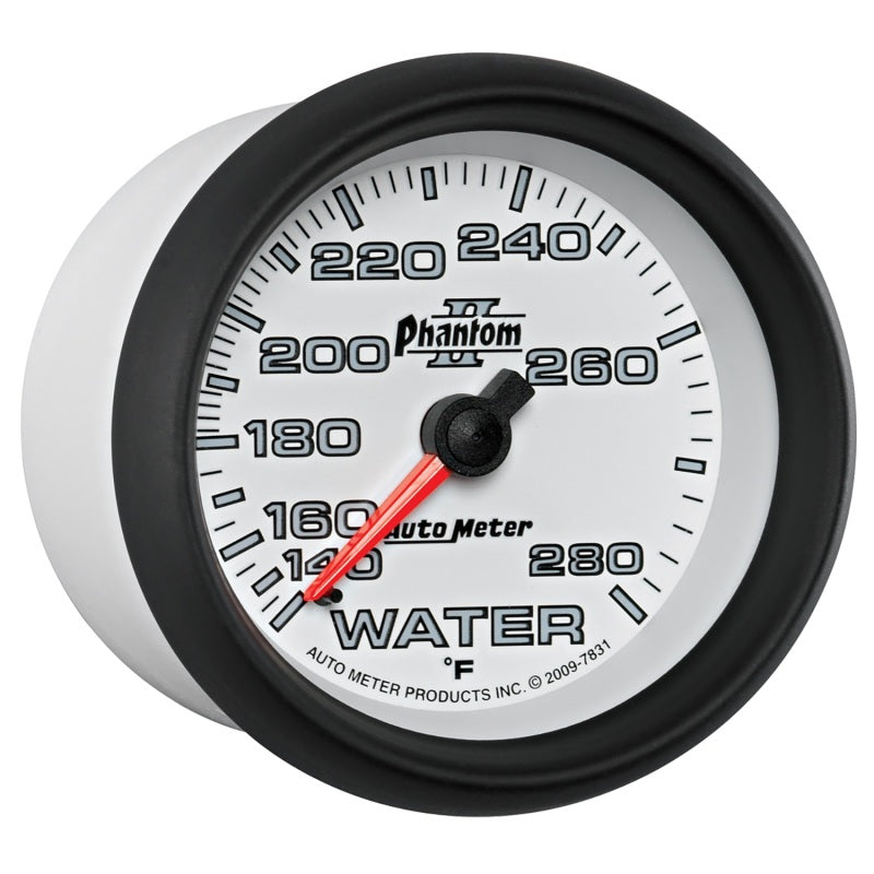 Autometer Phantom II 2-5/8in 140-280 Degree F Mechanical Water Gauge-thumbmail-3