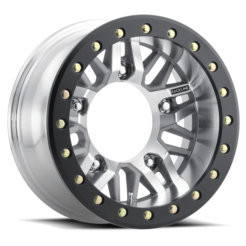 Raceline RT260M Ryno 15x5.5in / 5x205 BP / -5mm Offset / 160mm Bore - Machined Beadlock Wheel-thumbmail-1