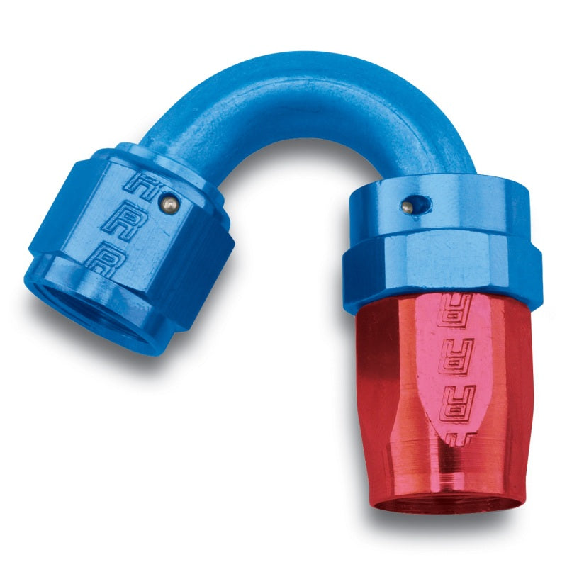 Russell Performance -10 AN Red/Blue 150 Degree Full Flow Swivel Hose End (With 15/16in Radius)-thumbmail-4