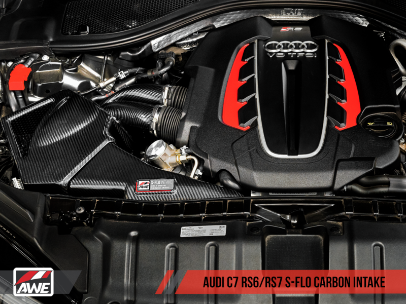 AWE Tuning Audi C7 RS6 / RS7 4.0T S-FLO Carbon Intake V2-thumbmail-7