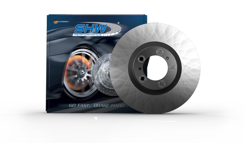 SHW 17-20 Porsche Panamera 4 3.0L w/Black Caliper w/o Ceramic Brake Left Front Smooth MB Brake Rotor-thumbmail-1