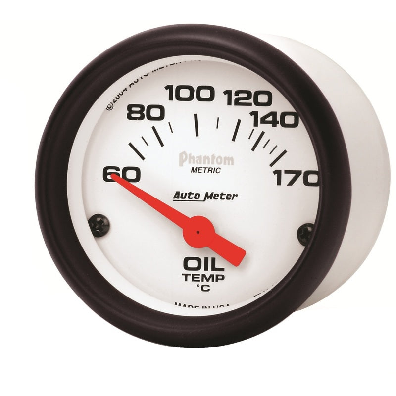 Autometer Phantom 2-1/16in 60-170 Deg F Electronic Oil Temperature Gauge-thumbmail-4
