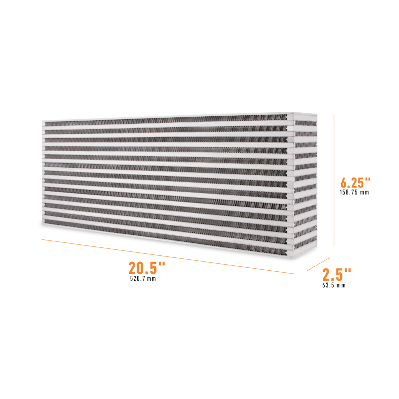 Mishimoto Universal Air-to-Air Intercooler Core - 20.5in / 6.25in / 2.5in-thumbmail-2