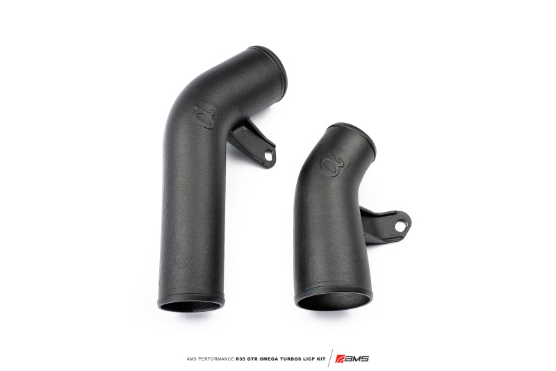 AMS Performance 09-21 Nissan GTR R35 OMEGA Turbo Kit 3in Lower Intercooler Pipes (OMEGA 11)-thumbmail-5