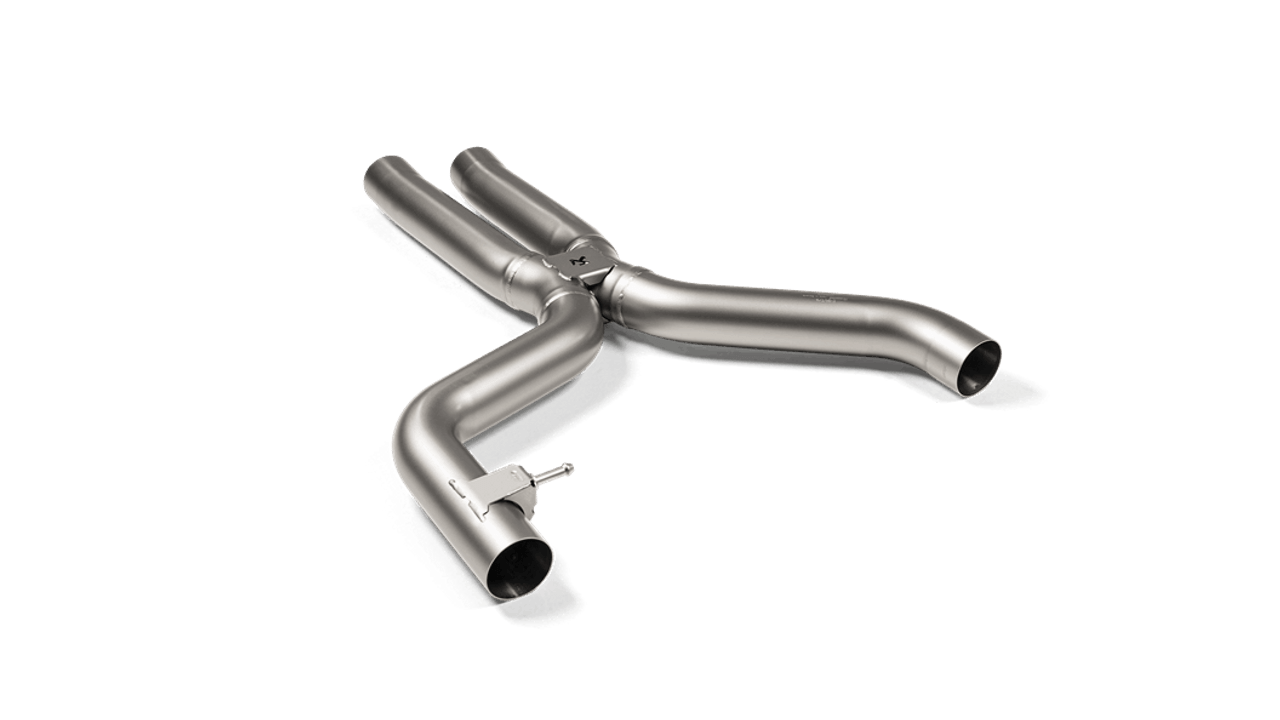 Akrapovic 2021 BMW M3 (G80) Evolution Short Link Pipe Set w/o Resonator  (Titanium)