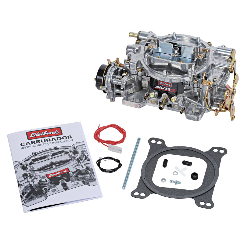 Edelbrock Carburetor Thunder Series 4-Barrel 800 CFM Electric Choke Calibration Satin Finish-thumbmail-2