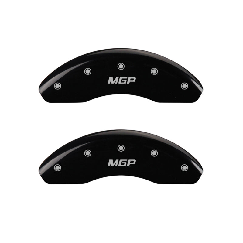 MGP 4 Caliper Covers Engraved Front & Rear MGP Black finish silver ch-thumbmail-2
