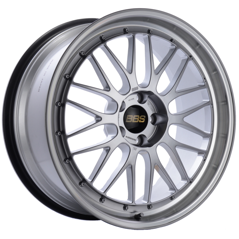BBS LM 20x9.5 5x114.3 ET40 CB66 Diamond Silver Center Diamond Cut Lip Wheel-thumbmail-2