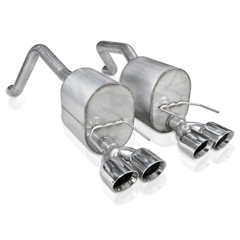 Stainless Works 2009-13 C6 Corvette Axleback 2-1/2in Dual Chambered Turbo Mufflers Quad 4in Tips-thumbmail-2