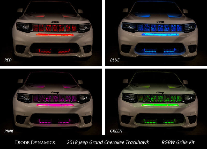 Diode Dynamics RGBW Grille Strip Kit 4pc Multicolor-thumbmail-7
