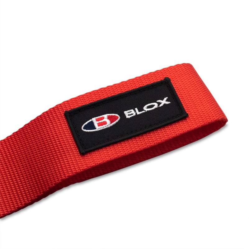 BLOX Racing Universal Tow Strap With BLOX Logo - Red-thumbmail-2
