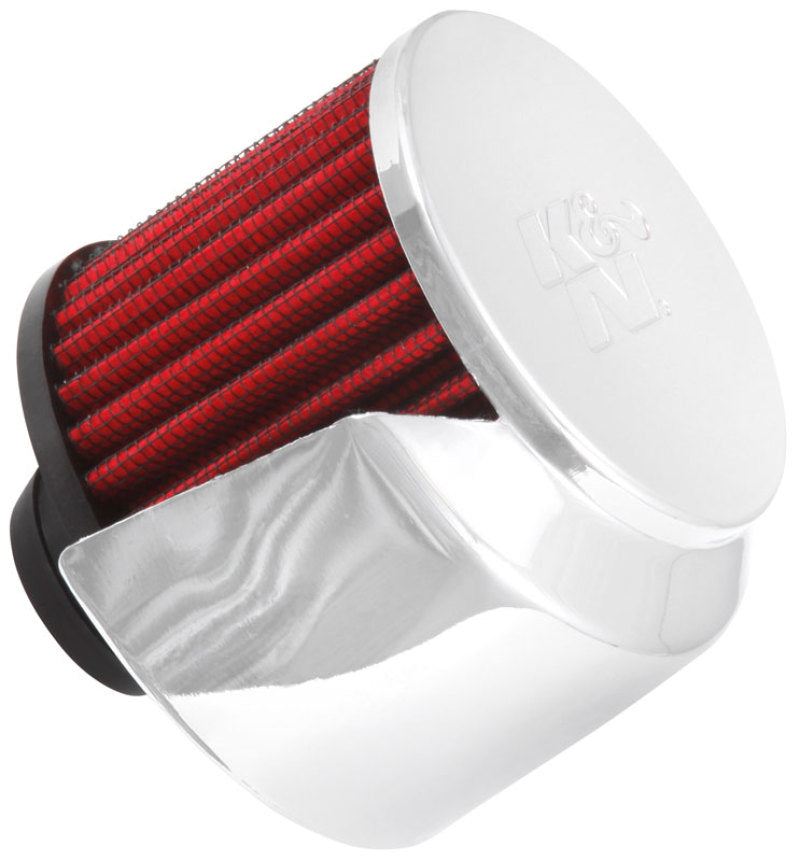 K&N 1in Flange L x 3in OD x 2.5in Height Clamp On Crankcase Vent Filter-thumbmail-1