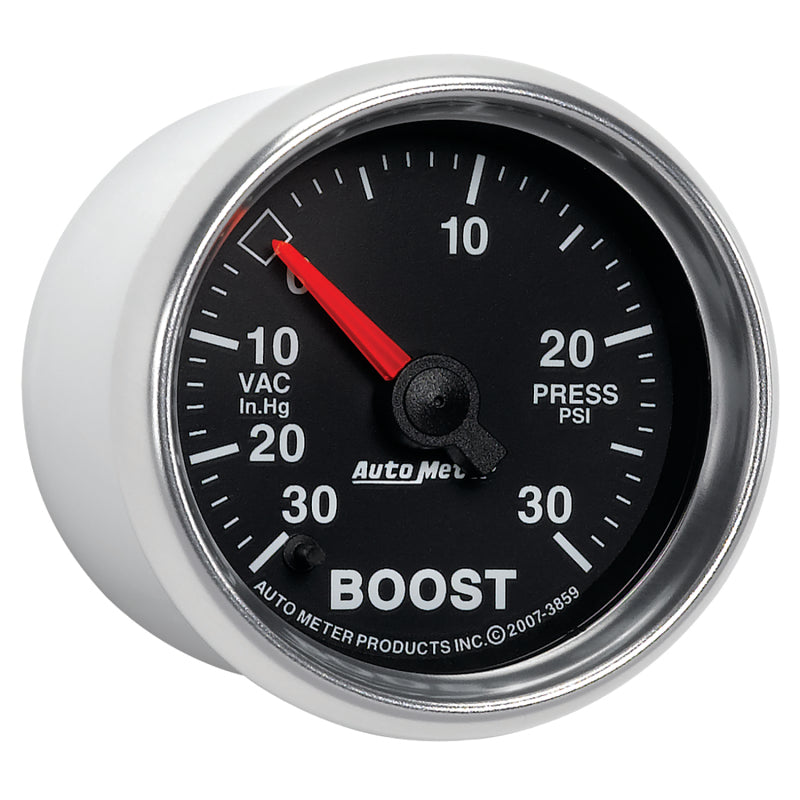 Autometer GS 30inhg-30PSI Digital Vac/Boost Gauge-thumbmail-4