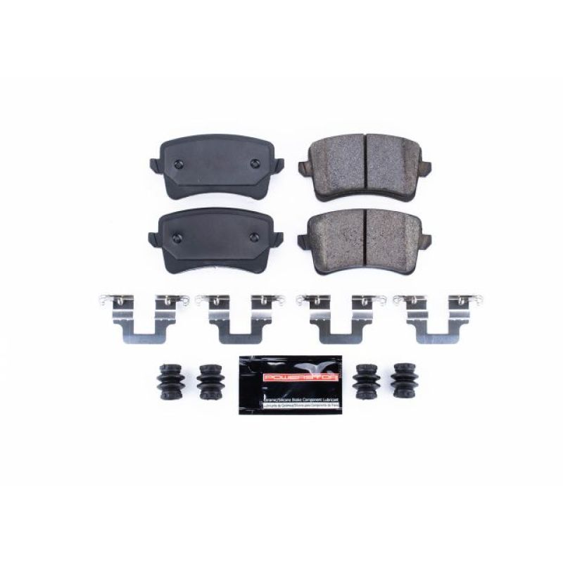 Power Stop 10-16 Audi A4 Rear Z23 Evolution Sport Brake Pads w/Hardware-thumbmail-1