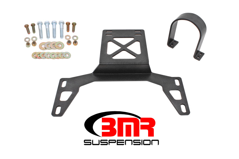 BMR 07-14 Shelby GT500 Front Driveshaft Safety Loop - Black Hammertone-thumbmail-1