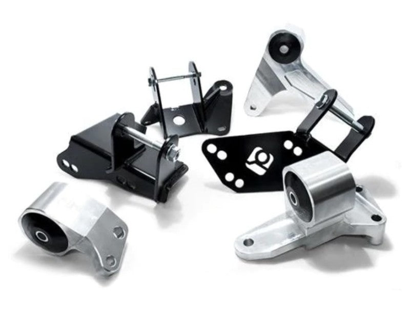 Innovative 96-00 Civic K-Series Black Aluminum Mounts 75A Bushings (EG/DC Subframe)-thumbmail-1