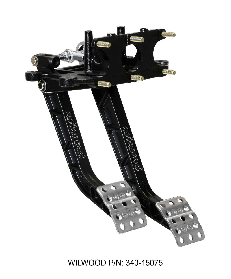 Wilwood Adjustable-Trubar Dual Pedal - Brake / Clutch - Rev. Swing Mount -6.25:1 Brake 5.1:1 Clutch-thumbmail-1