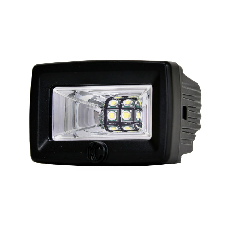 KC HiLiTES C-Series C2 LED 2in. Backup Area Flood Light 20w (Single) - Black-thumbmail-28