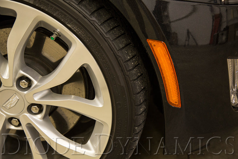Diode Dynamics 14-19 Cadillac ATS/CTS Cadillac ATS LED Sidemarkers (Pair) Clear-thumbmail-4