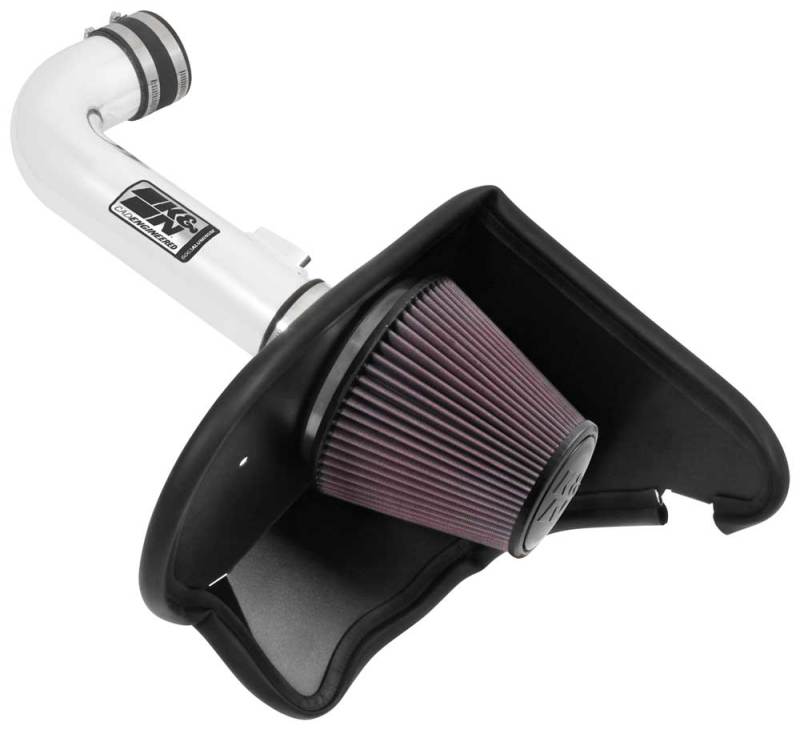 K&N 16-17 Chevy Camaro 3.6L Silver Typhoon Short Ram Intake-thumbmail-2