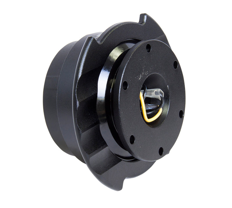 NRG Quick Release Kit Gen 2.5 - Black / Black Ring w/Finger Grooves-thumbmail-7