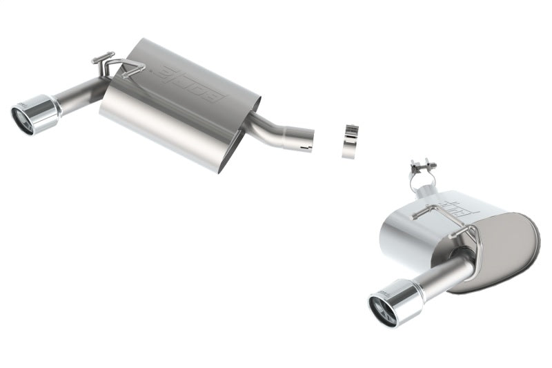 Borla 14-15 Chevy Camaro 3.6L V6 RWD Single Split Rr Exit Touring Exhaust (rear section only)-thumbmail-1