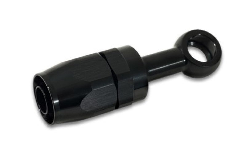 Vibrant -10AN Banjo Hose End Fitting for use with M16 or 5/8in Banjo Bolt - Aluminum Black-thumbmail-2