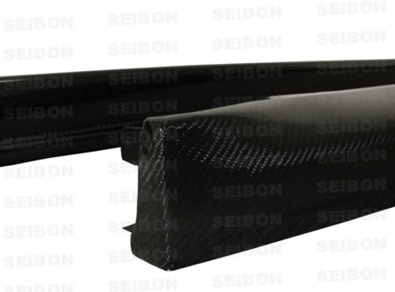 Seibon 08-09 Mitsubishi Evo X OEM-style Carbon Fiber Side Skirts-thumbmail-2