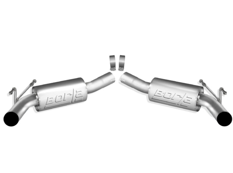 Borla 2010 Camaro 6.2L ATAK Exhaust System w/o Tips works With Factory Ground Effects Package (rear-thumbmail-2