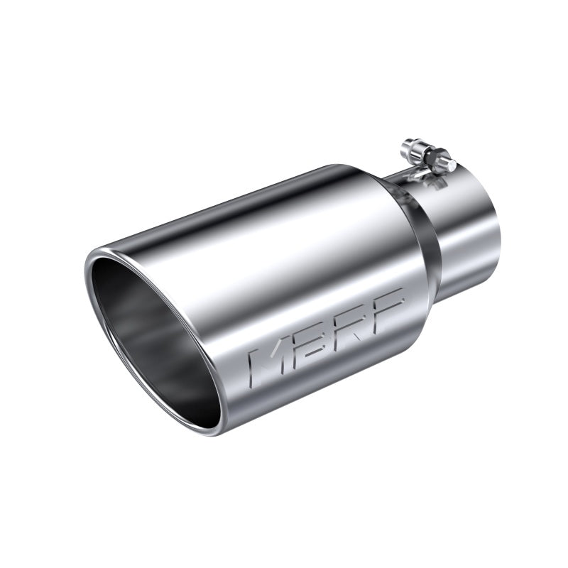 MBRP Universal Tip 6 O.D. Angled Rolled End 4 inlet 12 length-thumbmail-3