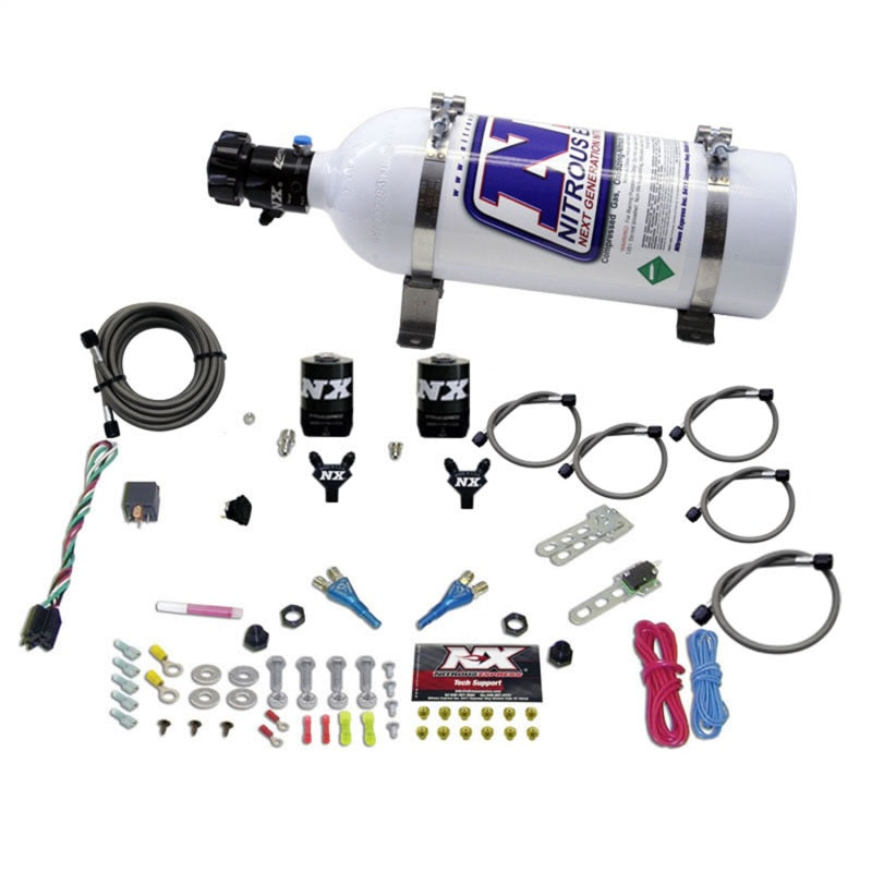 Nitrous Express 08-10 Dodge Viper EFI Dual Nozzle (100-300HP) w/5lb Bottle-thumbmail-2